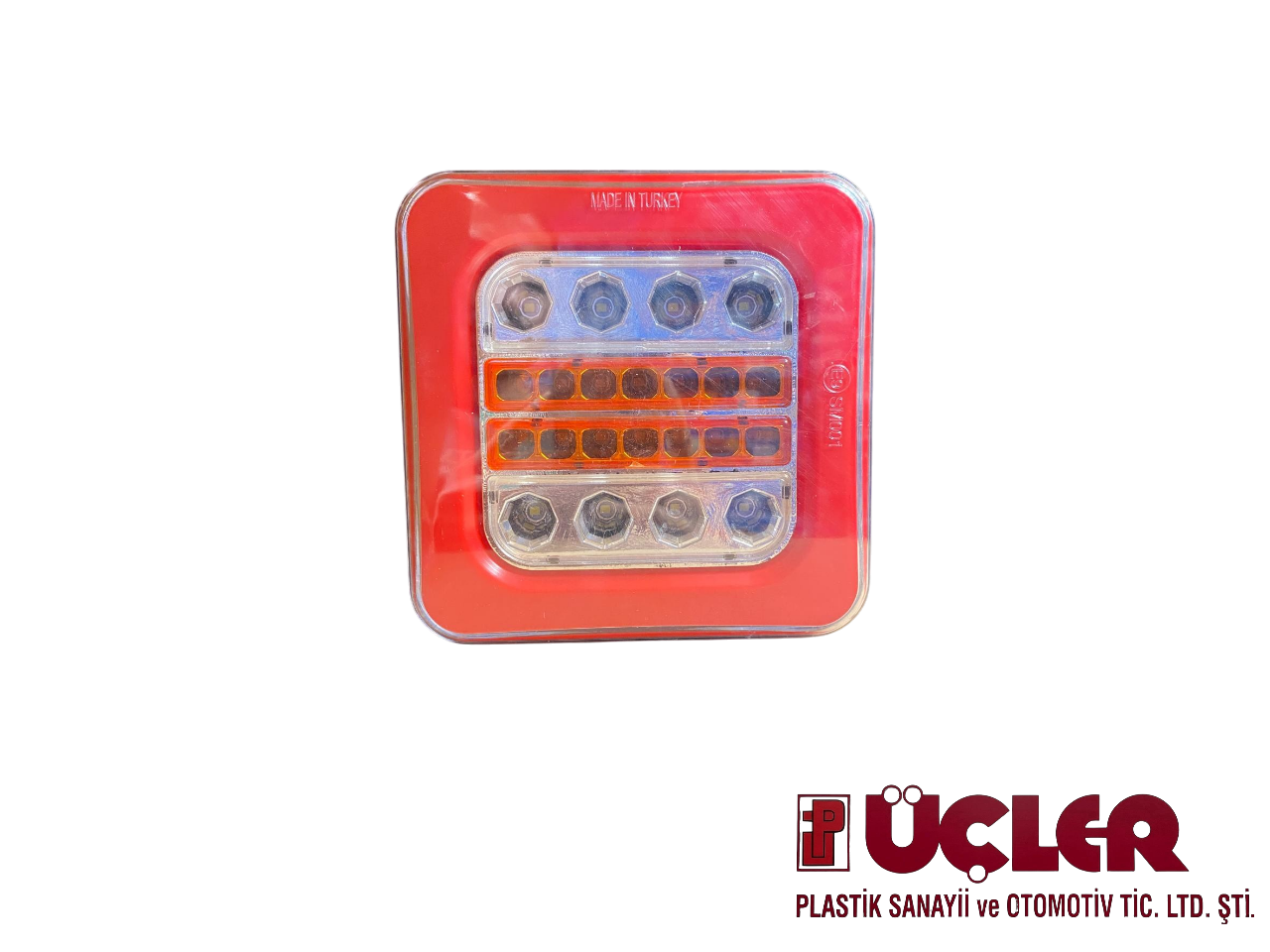 AKARLI NEON LEDLİ KARE STOP LAMBA 