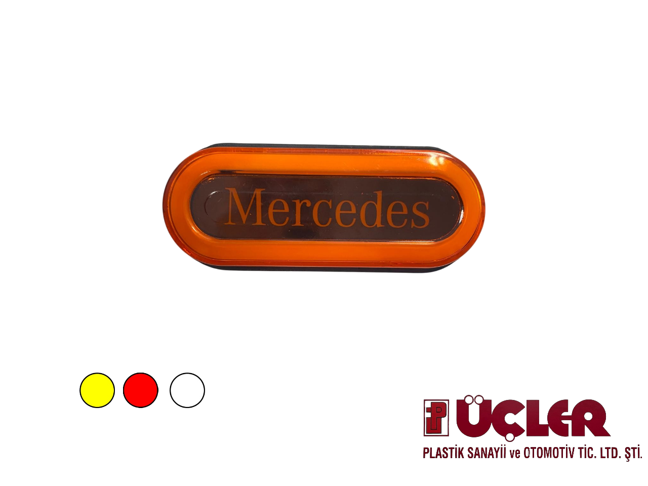 MERCEDES YAZILI NEON DEKOR LAMBA